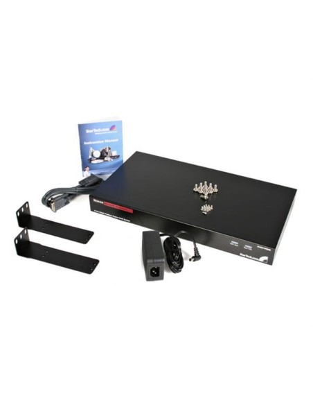 StarTech.com Switch KVM Digital IP USB PS 2 a 8 porte montabile su rack