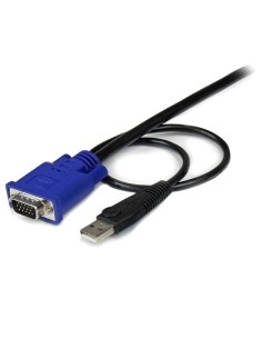StarTech.com Cavo sottile KVM USB 2 in 1 1 m c.a. 2