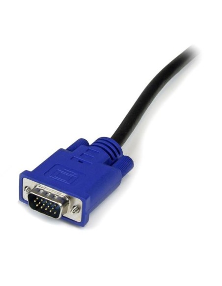 StarTech.com Cavo sottile KVM USB 2 in 1 1 m c.a.