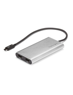 StarTech.com Adattatore Thunderbolt 3 a Dual HDMI 2.0 - Certificato Thunderbolt 3 4K 60Hz - Adattatore convertitore video per