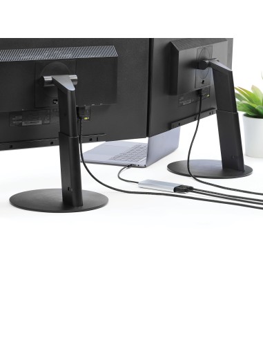StarTech.com Adattatore Thunderbolt 3 a Dual HDMI 2.0 - Certificato Thunderbolt 3 4K 60Hz - Adattatore convertitore video per