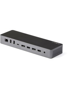StarTech.com Dock Thunderbolt 3 compatibile con USB-C - Doppio monitor 4K 60Hz DisplayPort 1.4 o doppio display HDMI - Laptop 2