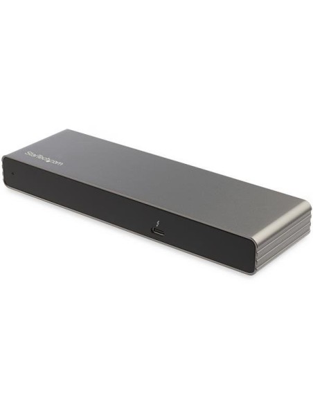 StarTech.com Thunderbolt 3 Dock - Doppio monitor 4K 60Hz TB3 Laptop Docking Station con DisplayPort, HDMI e VGA 1080p - Power