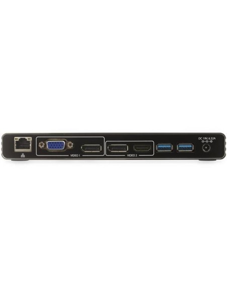 StarTech.com Thunderbolt 3 Dock - Doppio monitor 4K 60Hz TB3 Laptop Docking Station con DisplayPort, HDMI e VGA 1080p - Power