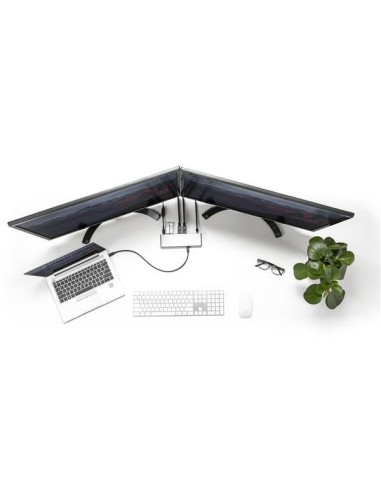 StarTech.com Thunderbolt 3 Dock - Doppio monitor 4K 60Hz TB3 Laptop Docking Station con DisplayPort, HDMI e VGA 1080p - Power