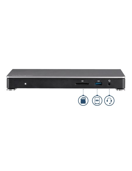 StarTech.com Dock Thunderbolt 3 con lettore SD per doppio schermo - Dual 4K @ 60hz - 6x porte USB 3.0