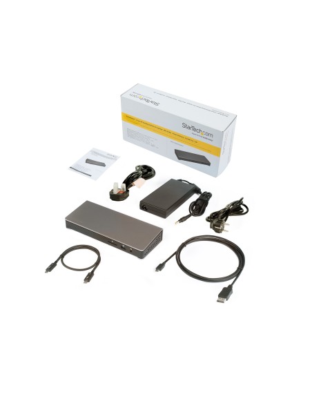 StarTech.com Dock Thunderbolt 3 con lettore SD per doppio schermo - Dual 4K @ 60hz - 6x porte USB 3.0