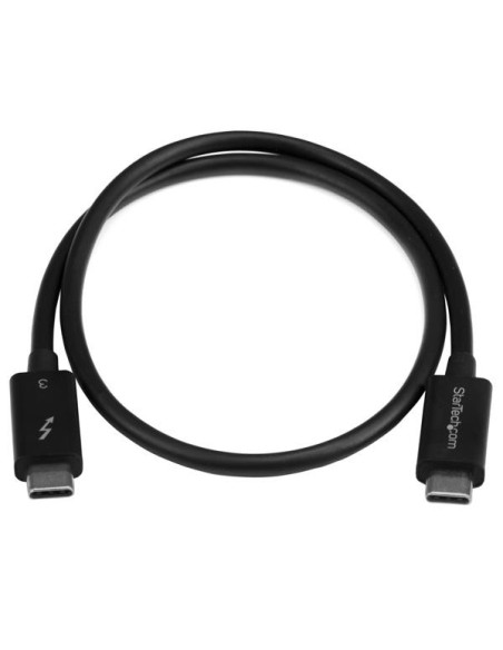 StarTech.com Cavo Thunderbolt 3 USB-C ( 40Gbps) da 0,5m - Compatibile con Thunderbolt e USB