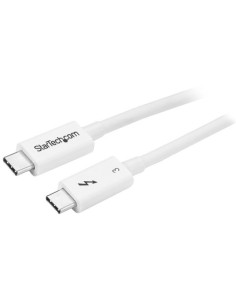 StarTech.com Cavo Thunderbolt 3 - 20Gbps - 50cm - Bianco - Compatabile con Thunderbolt, USB e DisplayPort
