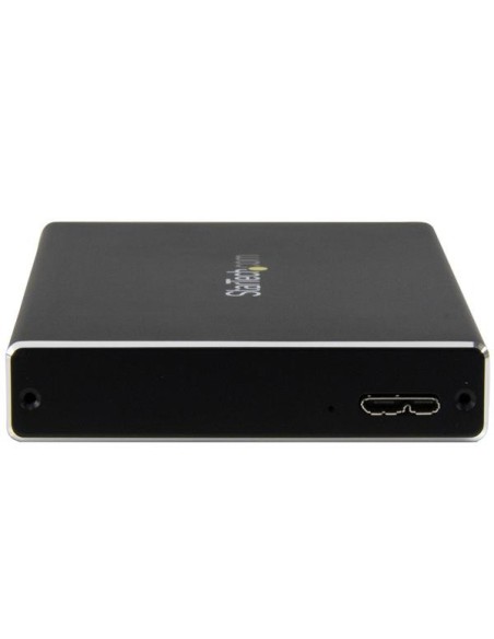 StarTech.com Box Esterno Universale per disco rigido SATA III da 2,5" USB 3.0 - Case SSD HDD portabile SATA 6 Gbps - supporto