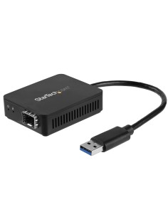 StarTech.com Convertitore da USB 3.0 a fibra ottica - Adattatore compatto da USB a SFP aperto - Adattatore di rete da USB a