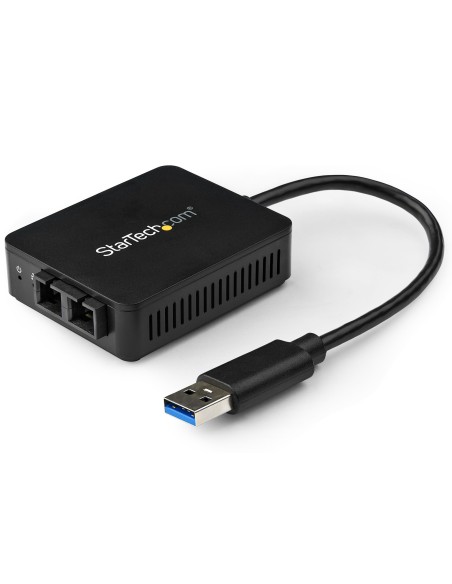 StarTech.com Convertitore Giggabit Ethernet USB 3.0 a Fibra Ottica - 1000BASE-SX SC