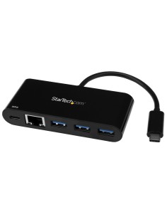 StarTech.com Adattatore di rete USB-C a Ethernet a 3 porte - Hub USB 3.0 con Power Delivery