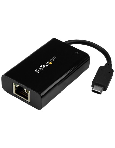 StarTech.com Adattatore Ethernet USB C - Adattatore di rete Gigabit Ethernet GbE con PD 2.0 60W - Convertitore Adattatore USB