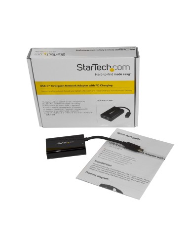 StarTech.com Adattatore Ethernet USB C - Adattatore di rete Gigabit Ethernet GbE con PD 2.0 60W - Convertitore Adattatore USB