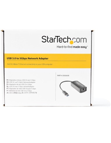 StarTech.com Adattatore di rete 5G - Convertitore da USB 3.0 Type-A a 5 Gigabit Ethernet - 5GBASE-T  NBASE-T   4 velocità - USB