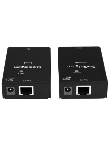 StarTech.com Extender USB 2.0 su cavo Cat5e Cat6 (RJ45) - Fino a 50m - Kit adattatore per estensore porta USB ad alta velocità