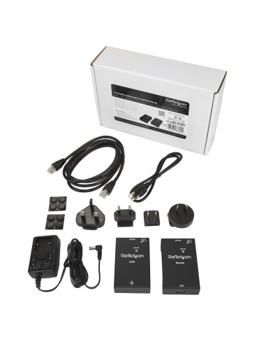 StarTech.com Extender USB 2.0 su cavo Cat5e Cat6 (RJ45) - Fino a 50m - Kit adattatore per estensore porta USB ad alta velocità