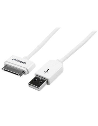 StarTech.com Cavo connettore dock Apple 30 pin da 1 m a USB per iPhone   iPod   iPad con connettore a gradino