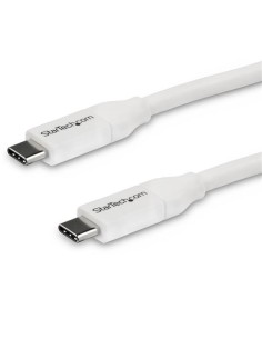 StarTech.com Cavo USB-C a USB-C 5A PD - M M - Bianco - 4m - USB 2.0 - Conforme USB-IF