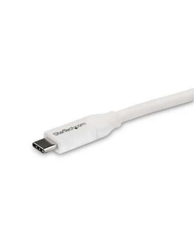 StarTech.com Cavo USB-C a USB-C 5A PD - M M - Bianco - 4m - USB 2.0 - Conforme USB-IF
