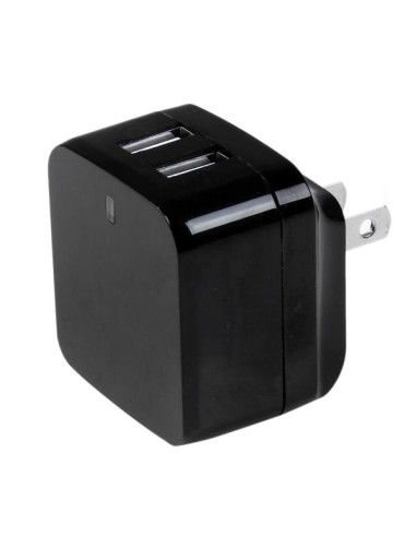 StarTech.com Caricabatterie da Muro a doppia porta x2 USB ad alta potenza ( 17W   3.4 Amp ) con prese da viaggio