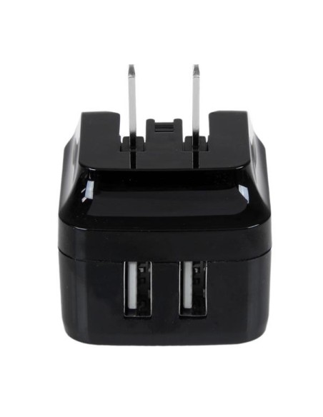 StarTech.com Caricabatterie da Muro a doppia porta x2 USB ad alta potenza ( 17W   3.4 Amp ) con prese da viaggio