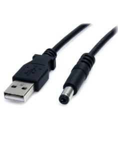 StarTech.com Cavo a barilotto USB a tipo M 2 m - Cavo CC USB a 5,5 mm 5 V