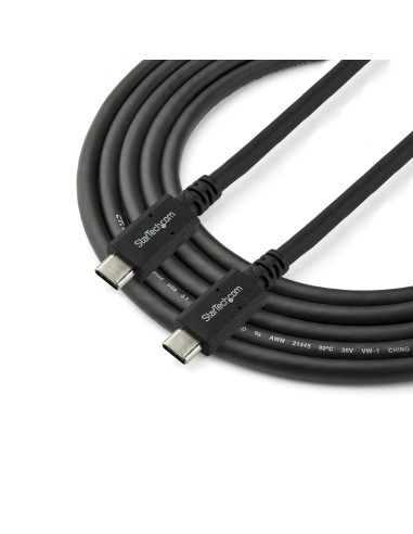 StarTech.com Cavo USB-C a USB-C da 1.8 m - PD 100W 5A - USB3.0 (5Gbps) - Conforme USB-IF - Certificato funziona con Chromebook