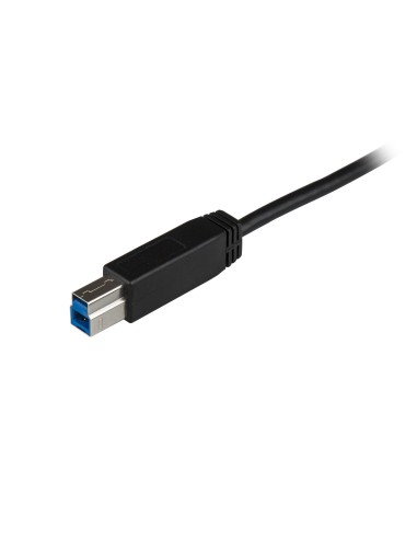 StarTech.com USB31CB1M cavo USB 1 m USB 3.2 Gen 2 (3.1 Gen 2) USB C USB B Nero