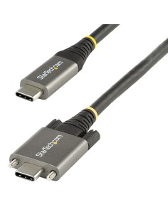 StarTech.com Cavo USB-C con viti di bloccaggio laterali da 1m - Cavo da USB-C a USB- C certificato USB-IF 10Gbps - Cavo USB-C