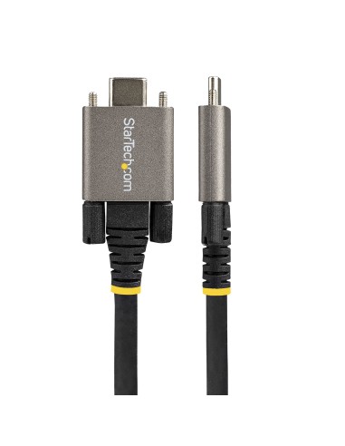 StarTech.com Cavo USB-C con viti di bloccaggio laterali da 1m - Cavo da USB-C a USB- C certificato USB-IF 10Gbps - Cavo USB-C