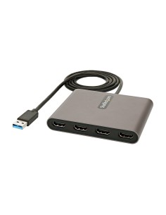 StarTech.com Adattatore USB-A a HDMI 1080p 60 Hz a 4 porte - Convertitore USB tipo A a HDMI - Multi Monitor Dongle Adapter -