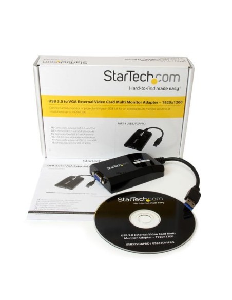 StarTech.com Adattatore scheda video esterna multimonitor USB 3.0 a VGA per Mac e PC – 1920x1200 1080p