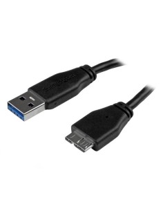 StarTech.com Cavo USB 3.0 Tipo A a Micro B slim - Connettore USB3.0 A a Micro B slim ad alta velocità M M - 3m
