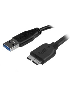 StarTech.com Cavo USB 3.0 Tipo A a Micro B slim - Connettore USB3.0 A a Micro B slim M M - 50cm
