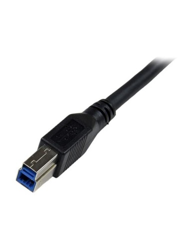 StarTech.com Cavo USB 3.0 SuperSpeed da 1 m nero - Angolare destro A a B - M M