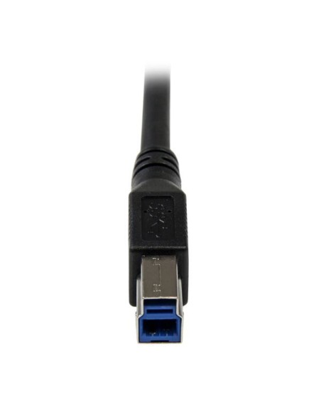 StarTech.com Cavo USB 3.0 SuperSpeed da 1 m nero - Angolare destro A a B - M M