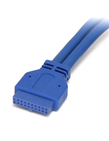 StarTech.com Cavo pannello USB 3.0 2 porte - Cavo USB A a collettore scheda madre F F