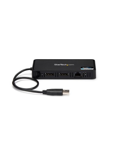 StarTech.com Mini Docking Station USB a Doppio DisplayPort per portatili - Dual 4K 60Hz - GbE - USB 3.0