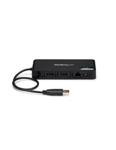 StarTech.com Mini Docking Station USB a Doppio DisplayPort per portatili - Dual 4K 60Hz - GbE - USB 3.0
