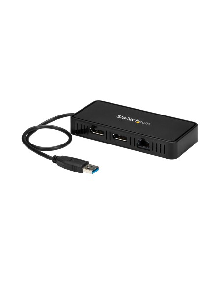 StarTech.com Mini Docking Station USB a Doppio DisplayPort per portatili - Dual 4K 60Hz - GbE - USB 3.0