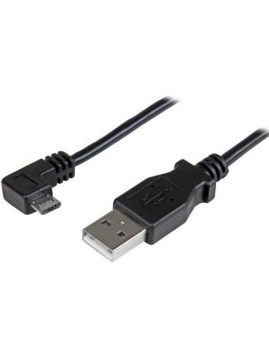 StarTech.com USBAUB2MRA cavo USB 2 m USB 2.0 USB A Micro-USB B Nero