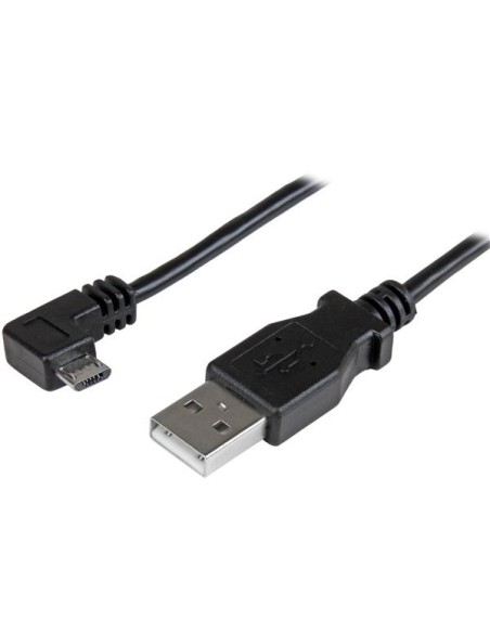 StarTech.com USBAUB2MRA cavo USB 2 m USB 2.0 USB A Micro-USB B Nero