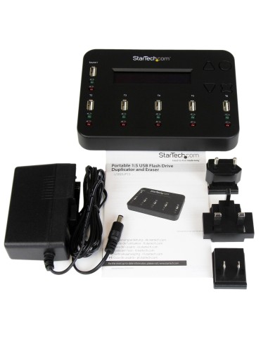 StarTech.com Duplicatore ed Eraser Autonomo Schede di Memoria Flash USB da 1 5 - Funzione di Copia per Flash Drive