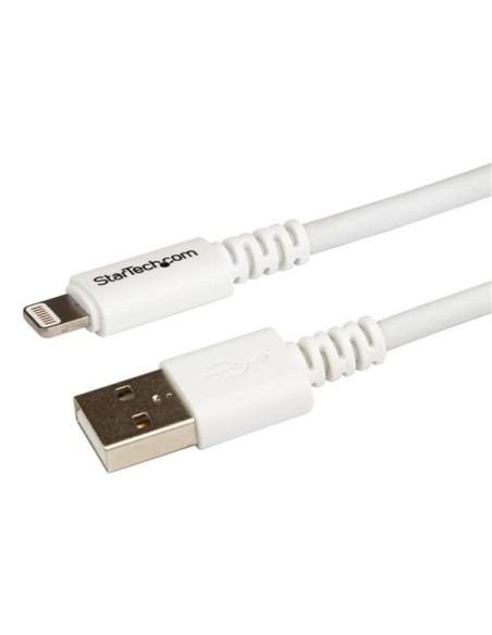 StarTech.com Cavo connettore lungo Lightning a 8 pin Apple a USB per iPhone   iPod   iPad bianco da 3 m
