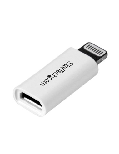 StarTech.com Adattatore connettore Micro USB a Apple Lightning a 8 pin per iPhone   iPad   iPod - Bianco