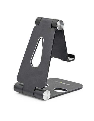 StarTech.com Supporto universale regolabile per smartphone e tablet - Ripiegabile - Nero