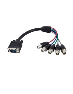 StarTech.com Cavo coassiale per monitor HD15 VGA a 5 BNC RGBHV 30 cm – M F