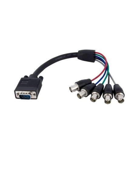 StarTech.com Cavo coassiale per monitor HD15 VGA a 5 BNC RGBHV 30 cm – M F